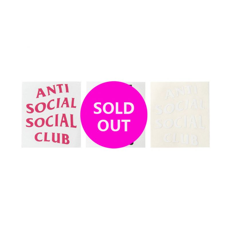 ASSC White/Black/ Pink Diecut Sticker 