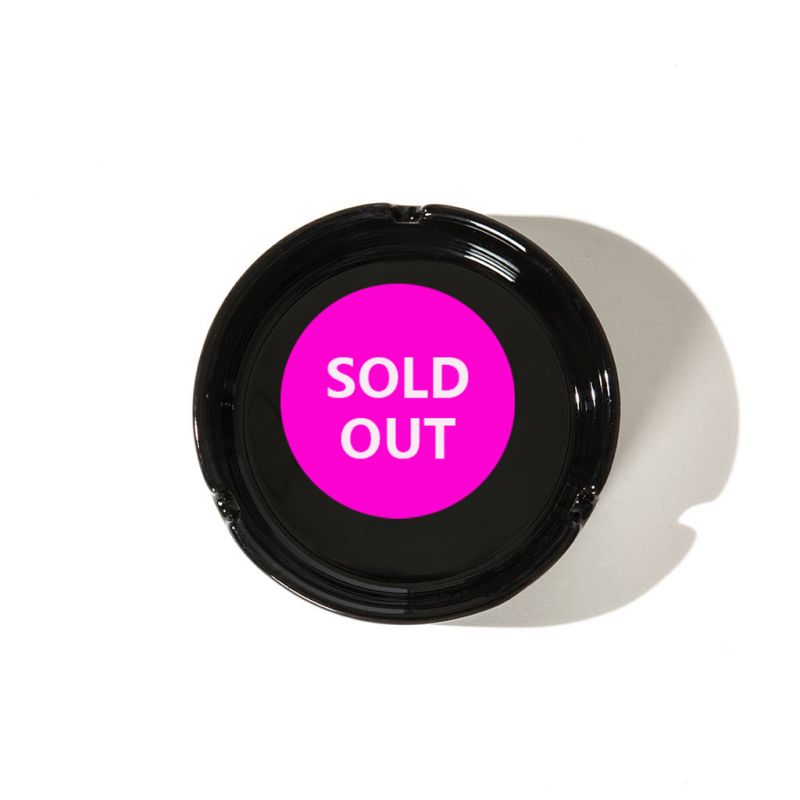 Black Ashtray / Pink Logo
